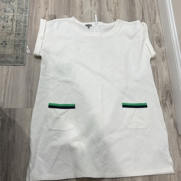 Talbots Cable Jaquard White and Green Women's dress size 3XP - Picture 2 of 7